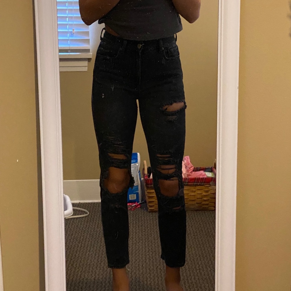 American Eagle High rise jeans size 0 short
